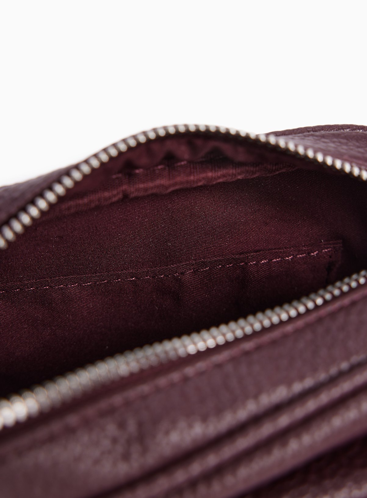 Dark Red Zip Front Boxy Camera Bag One Size - Image 4 thumbnail